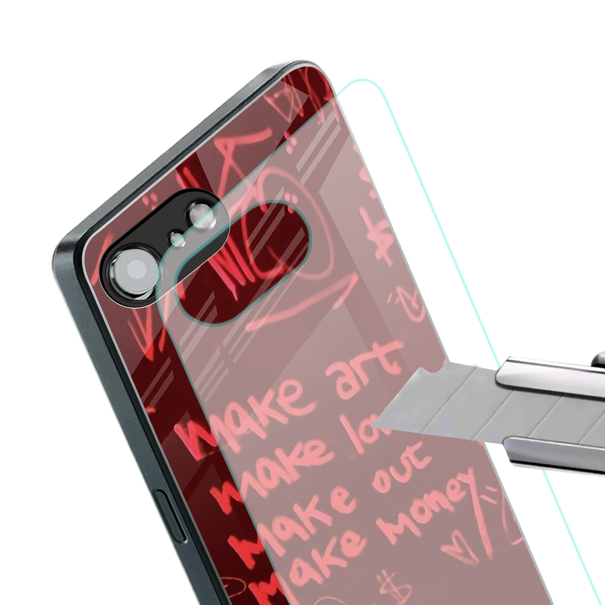 make magic back phone cover | glass case for iphone 16e