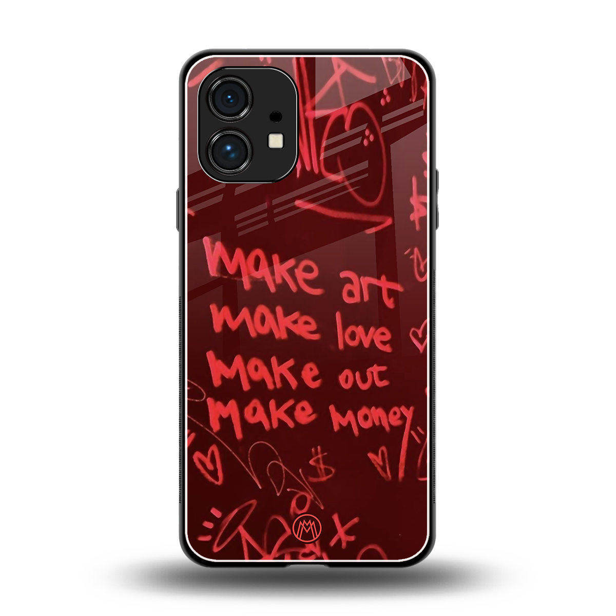 make magic back phone cover | glass case for nothing phone 1