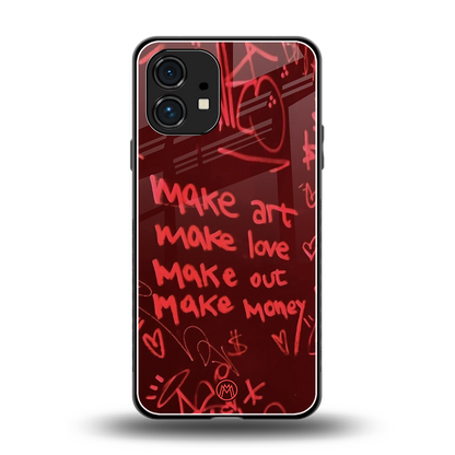make magic back phone cover | glass case for nothing phone 1