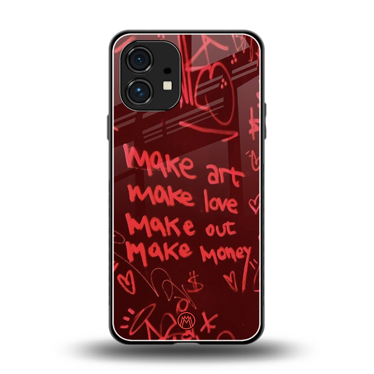 make magic back phone cover | glass case for nothing phone 1