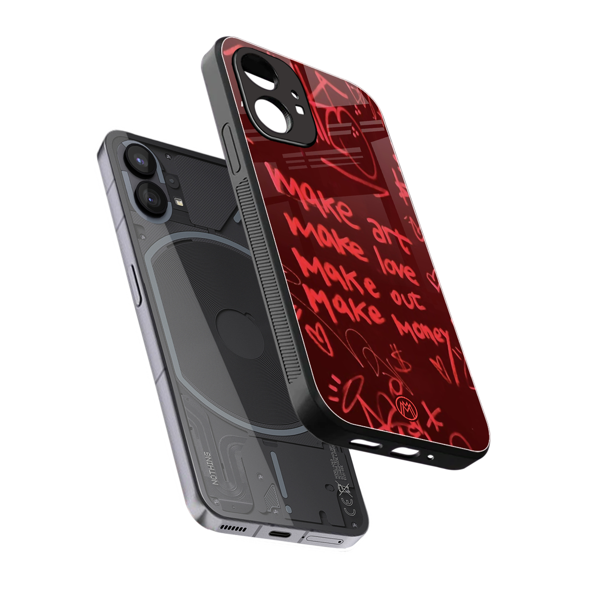 make magic back phone cover | glass case for nothing phone 1