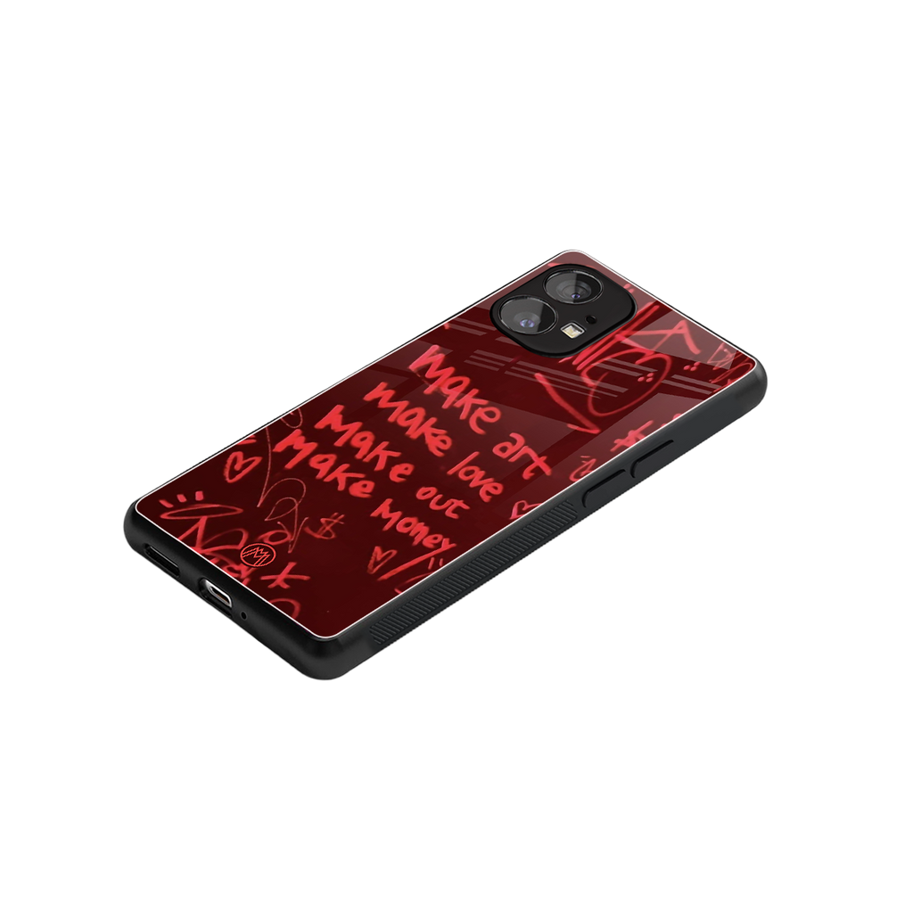 make magic back phone cover | glass case for nothing phone 1