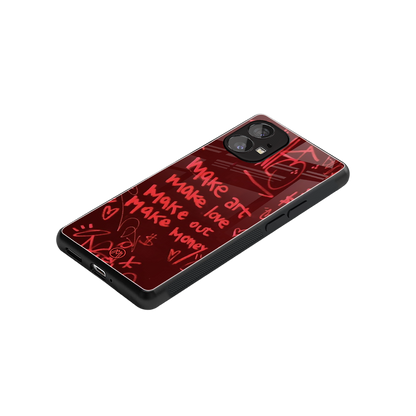 make magic back phone cover | glass case for nothing phone 1