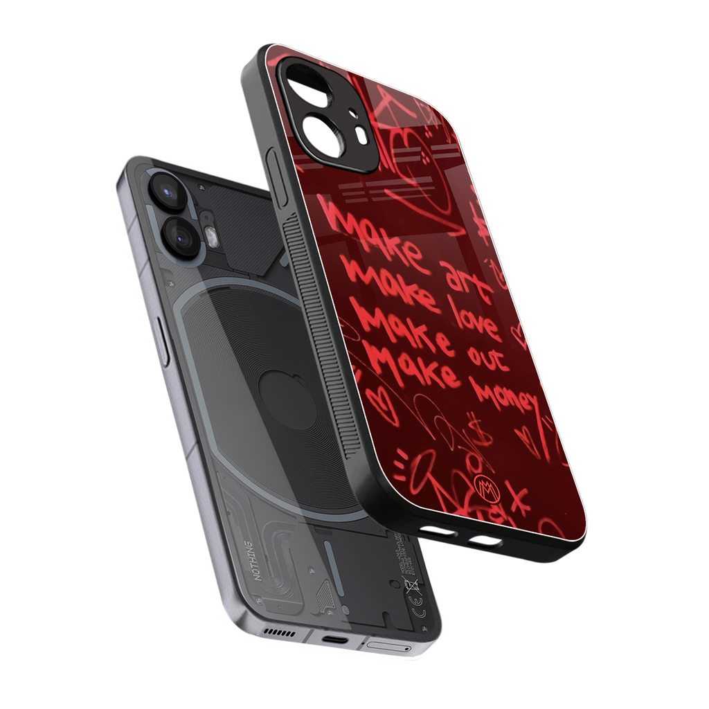 make magic back phone cover | glass case for nothing phone 2