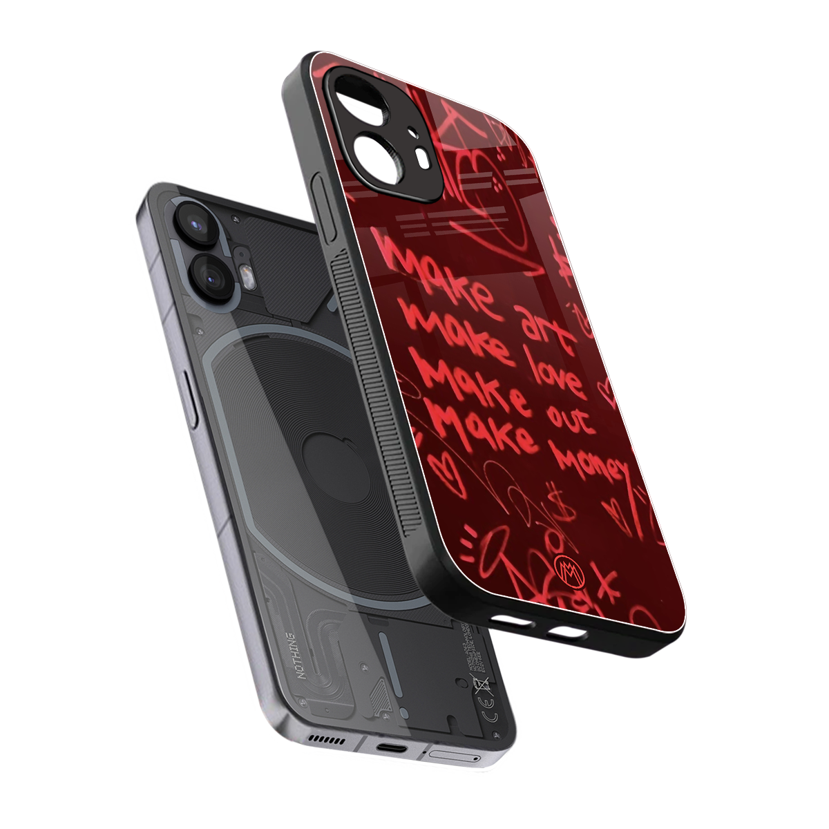 make magic back phone cover | glass case for nothing phone 2