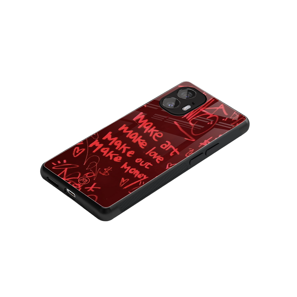 make magic back phone cover | glass case for nothing phone 2