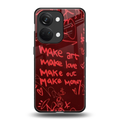 make magic back phone cover | glass case for oneplus nord 3