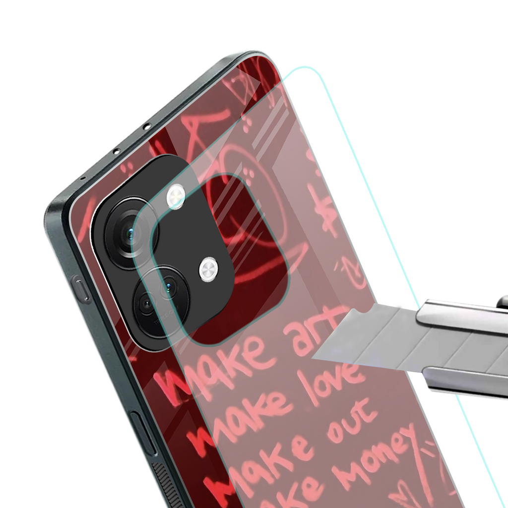 make magic back phone cover | glass case for oneplus nord 3