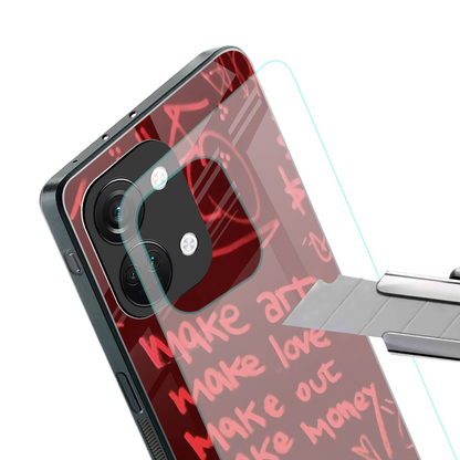 make magic back phone cover | glass case for oneplus nord 3