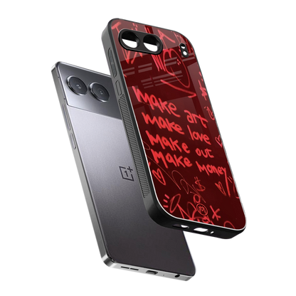 make magic back phone cover | glass case for oneplus nord 4