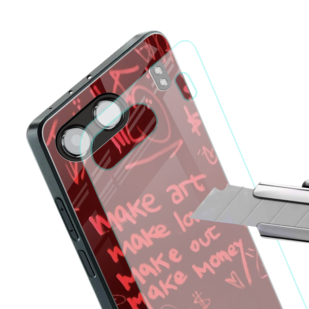 make magic back phone cover | glass case for oneplus nord 4