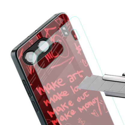 make magic back phone cover | glass case for oneplus nord 4