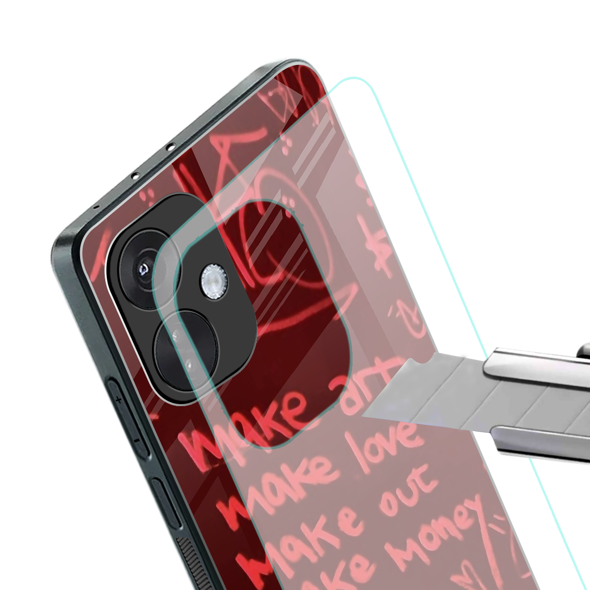 make magic back phone cover | glass case for oneplus nord ce 3