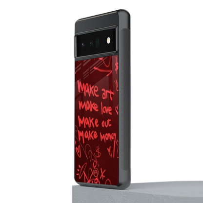 make magic back phone cover | glass case for google pixel 6 pro