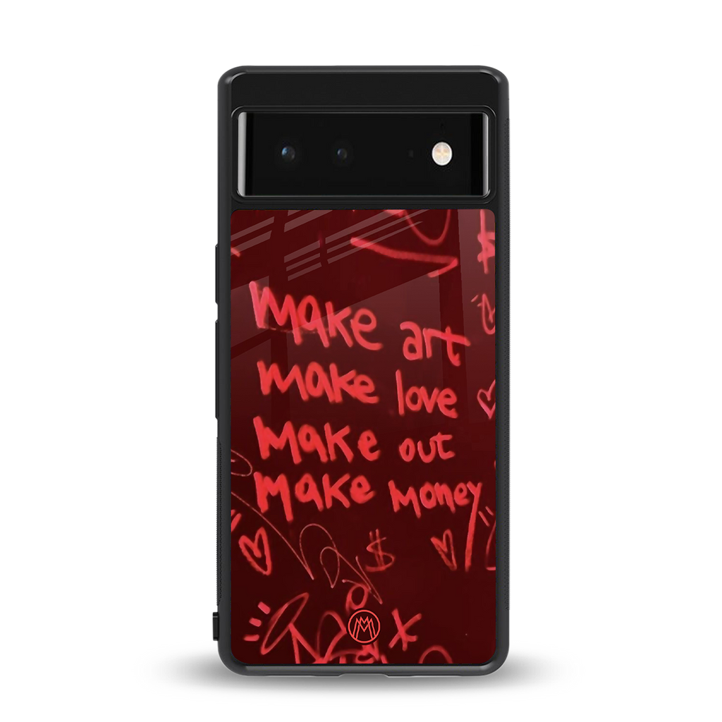 make magic back phone cover | glass case for Google Pixel 6A