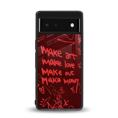 make magic back phone cover | glass case for Google Pixel 6A