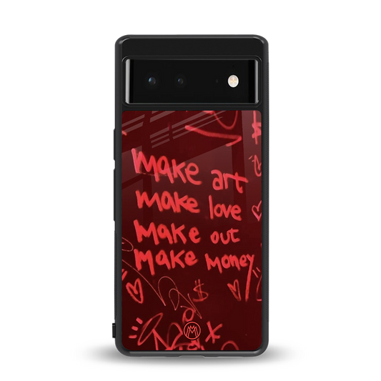 make magic back phone cover | glass case for Google Pixel 6A