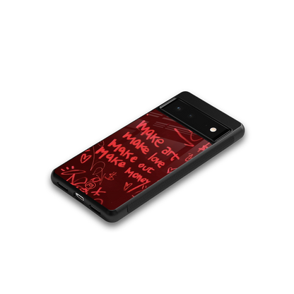 make magic back phone cover | glass case for Google Pixel 6A