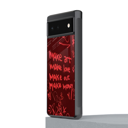 make magic back phone cover | glass case for Google Pixel 6A