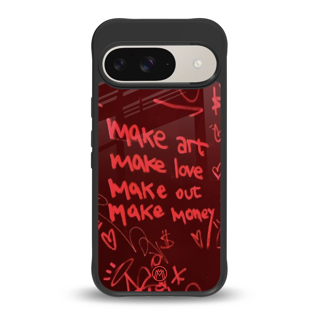 make magic back phone cover | glass case for google pixel 9