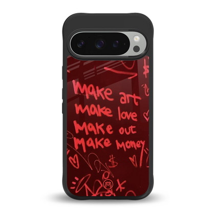 make magic back phone cover | glass case for google pixel 9 pro xl