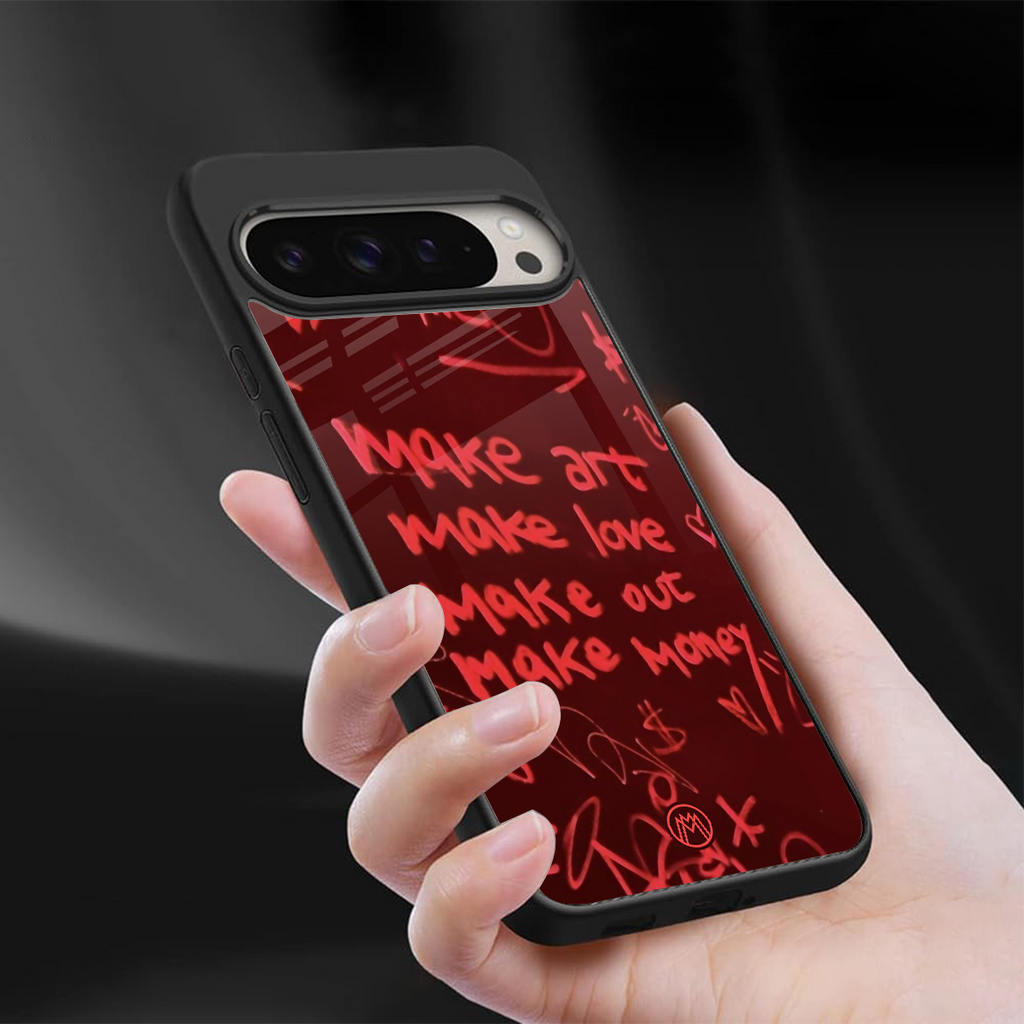 make magic back phone cover | glass case for google pixel 9 pro xl