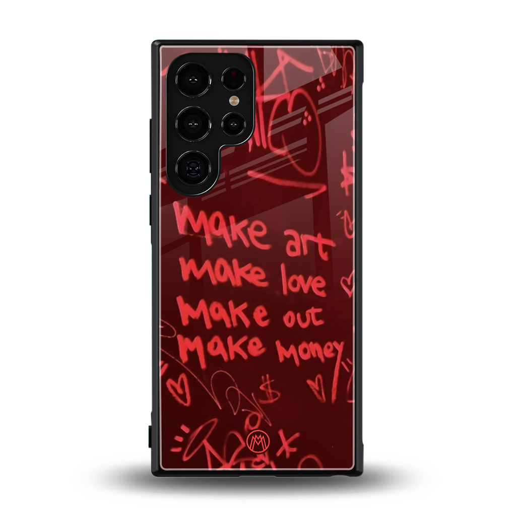 make magic back phone cover | glass case for samsung galaxy s23 ultra