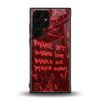 make magic back phone cover | glass case for samsung galaxy s23 ultra