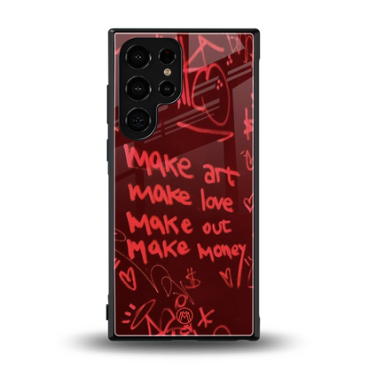 make magic back phone cover | glass case for samsung galaxy s23 ultra