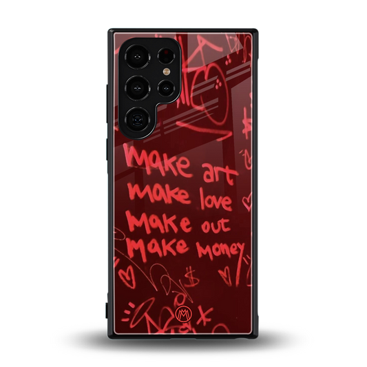 make magic back phone cover | glass case for samsung galaxy s23 ultra