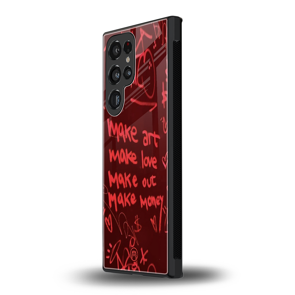make magic back phone cover | glass case for samsung galaxy s23 ultra