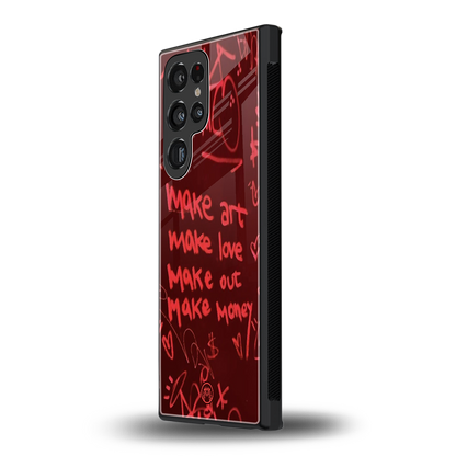 make magic back phone cover | glass case for samsung galaxy s23 ultra