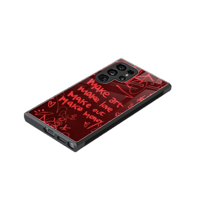 make magic back phone cover | glass case for samsung galaxy s23 ultra