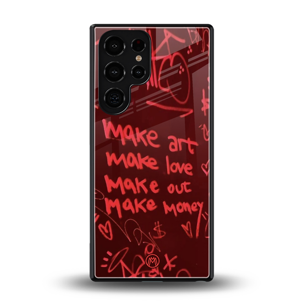 make magic back phone cover | glass case for samsung galaxy s25 ultra