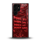 make magic back phone cover | glass case for samsung galaxy s25 ultra