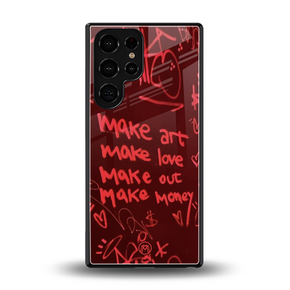 make magic back phone cover | glass case for samsung galaxy s25 ultra