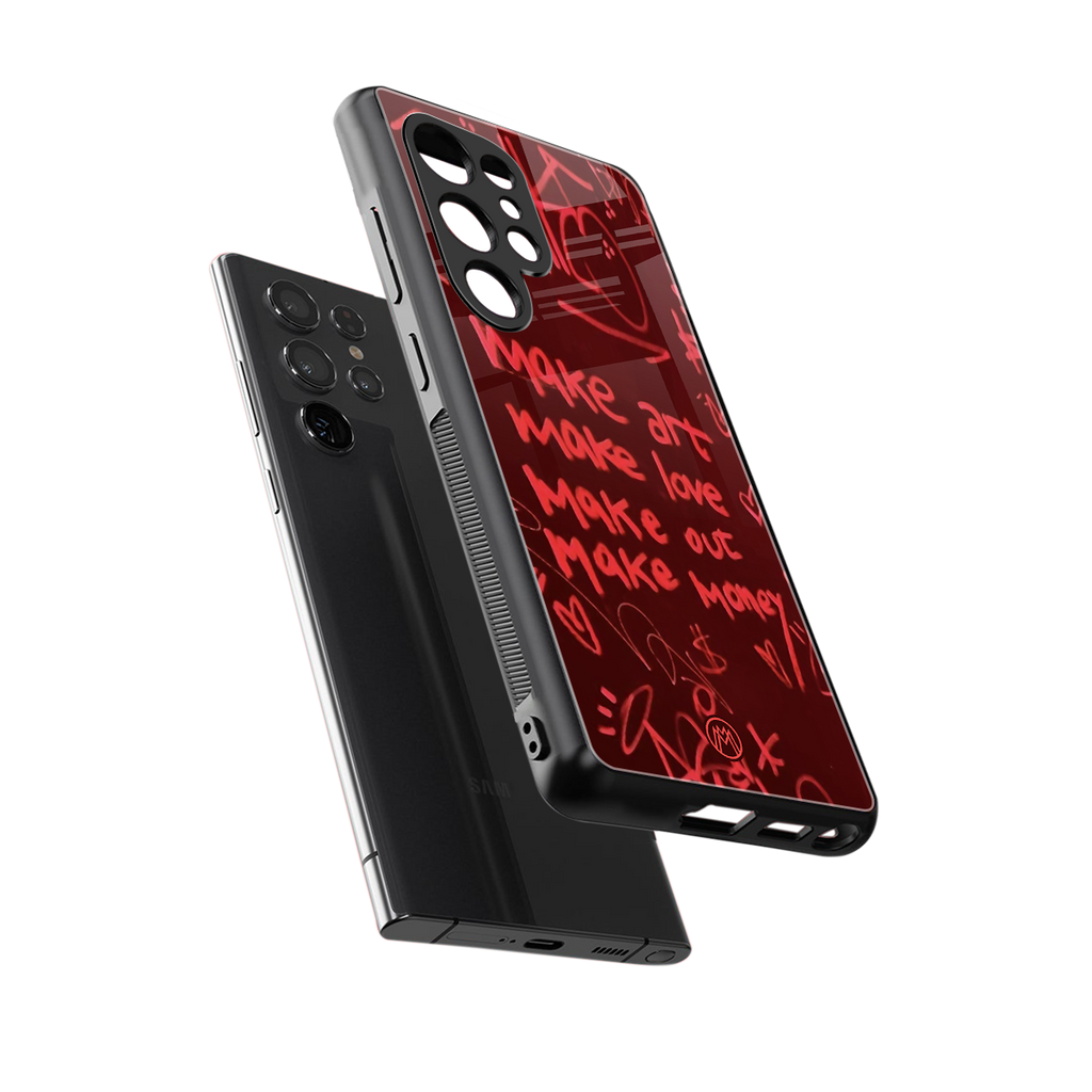 make magic back phone cover | glass case for samsung galaxy s25 ultra