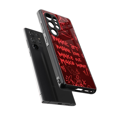 make magic back phone cover | glass case for samsung galaxy s25 ultra