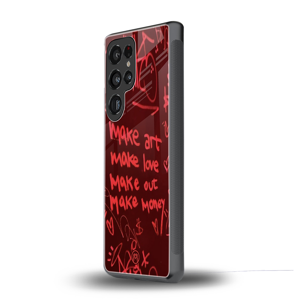 make magic back phone cover | glass case for samsung galaxy s25 ultra