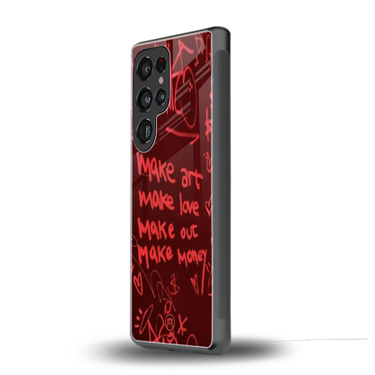 make magic back phone cover | glass case for samsung galaxy s25 ultra