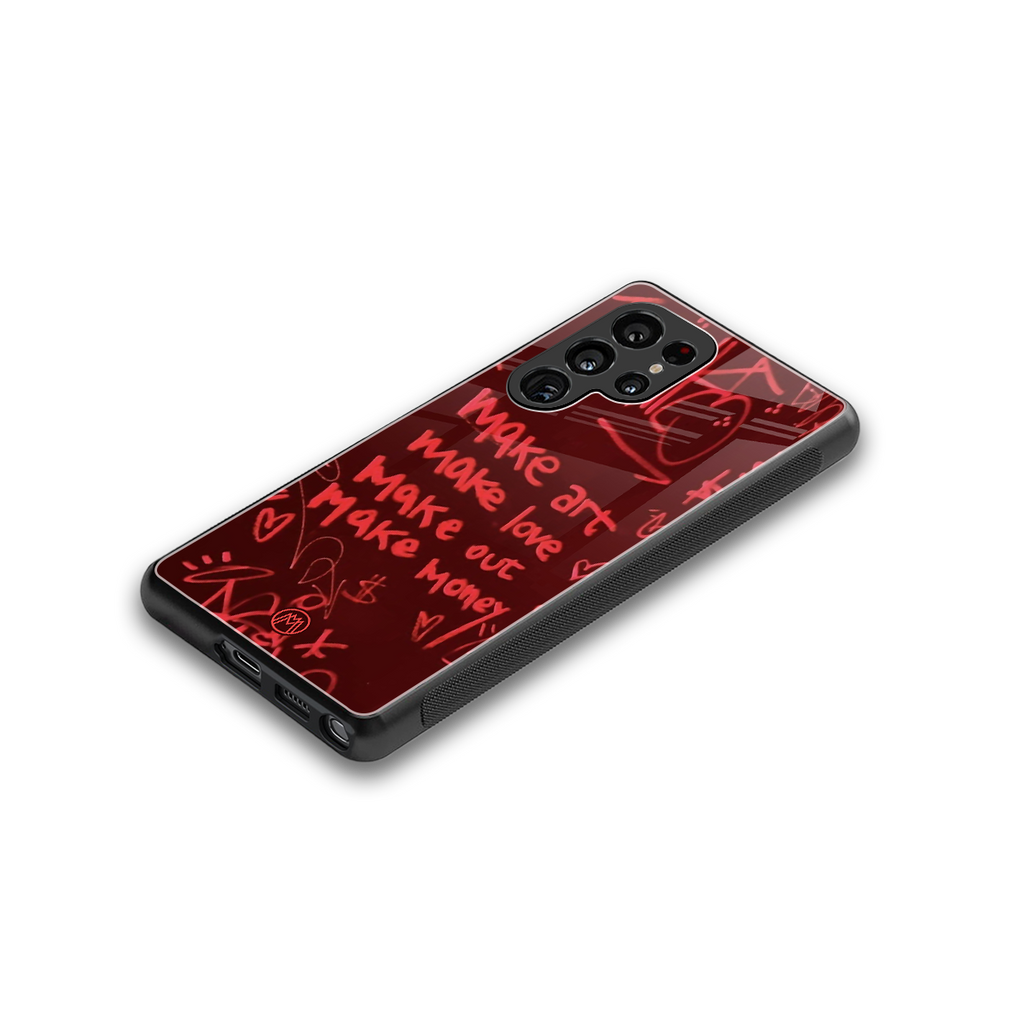 make magic back phone cover | glass case for samsung galaxy s25 ultra