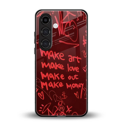make magic back phone cover | glass case for samsung galaxy s24 fe