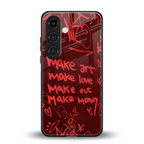 make magic back phone cover | glass case for samsung galaxy s24 plus