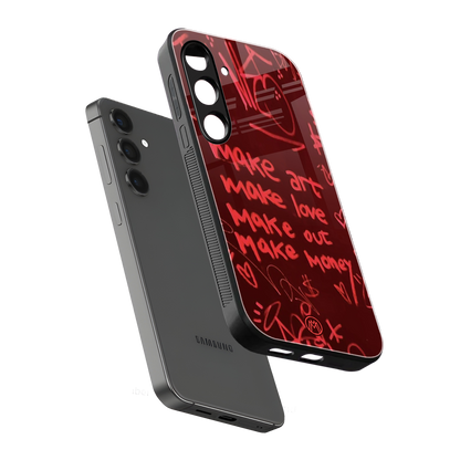 make magic back phone cover | glass case for samsung galaxy s24 fe