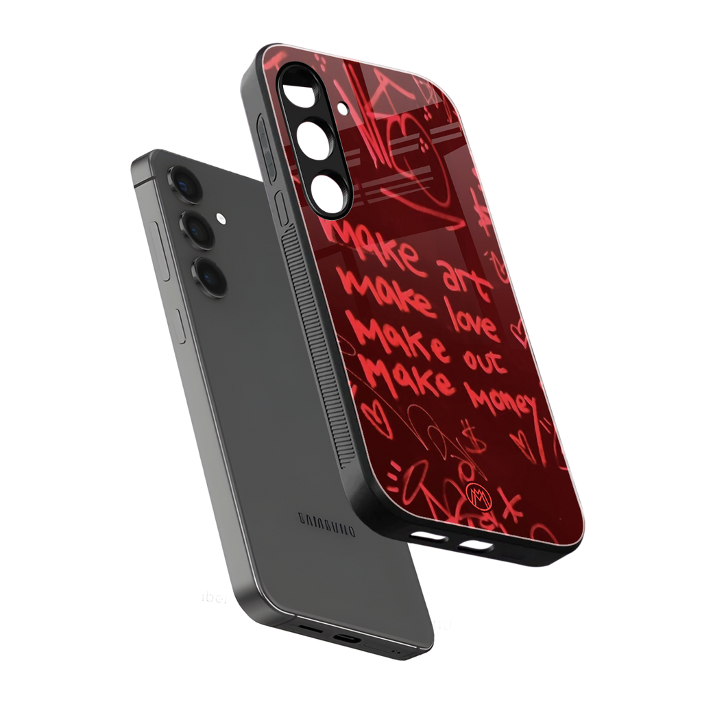 make magic back phone cover | glass case for samsung galaxy s25