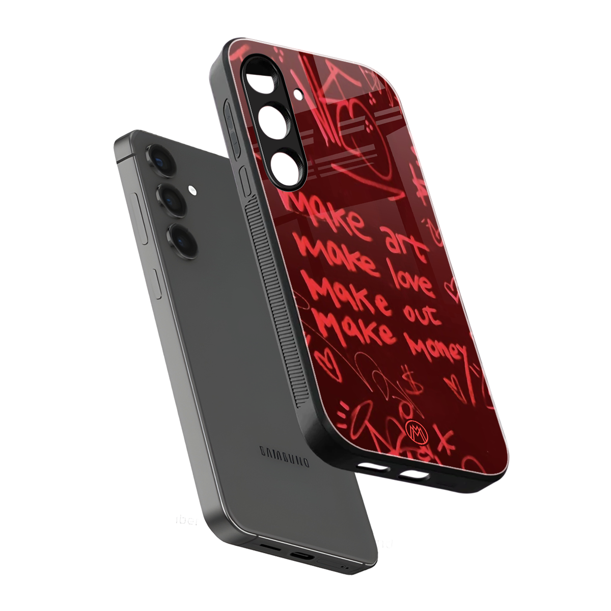 make magic back phone cover | glass case for samsung galaxy s25