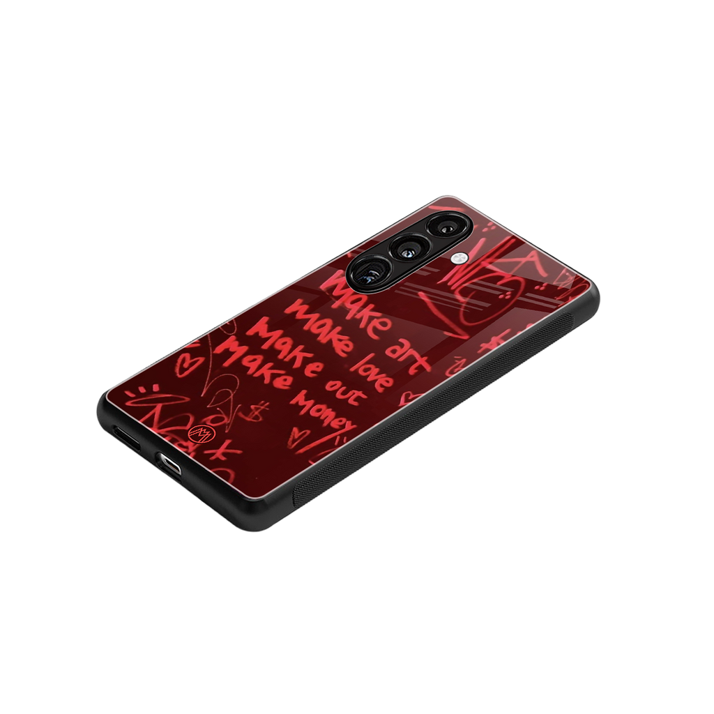 make magic back phone cover | glass case for samsung galaxy s24 fe