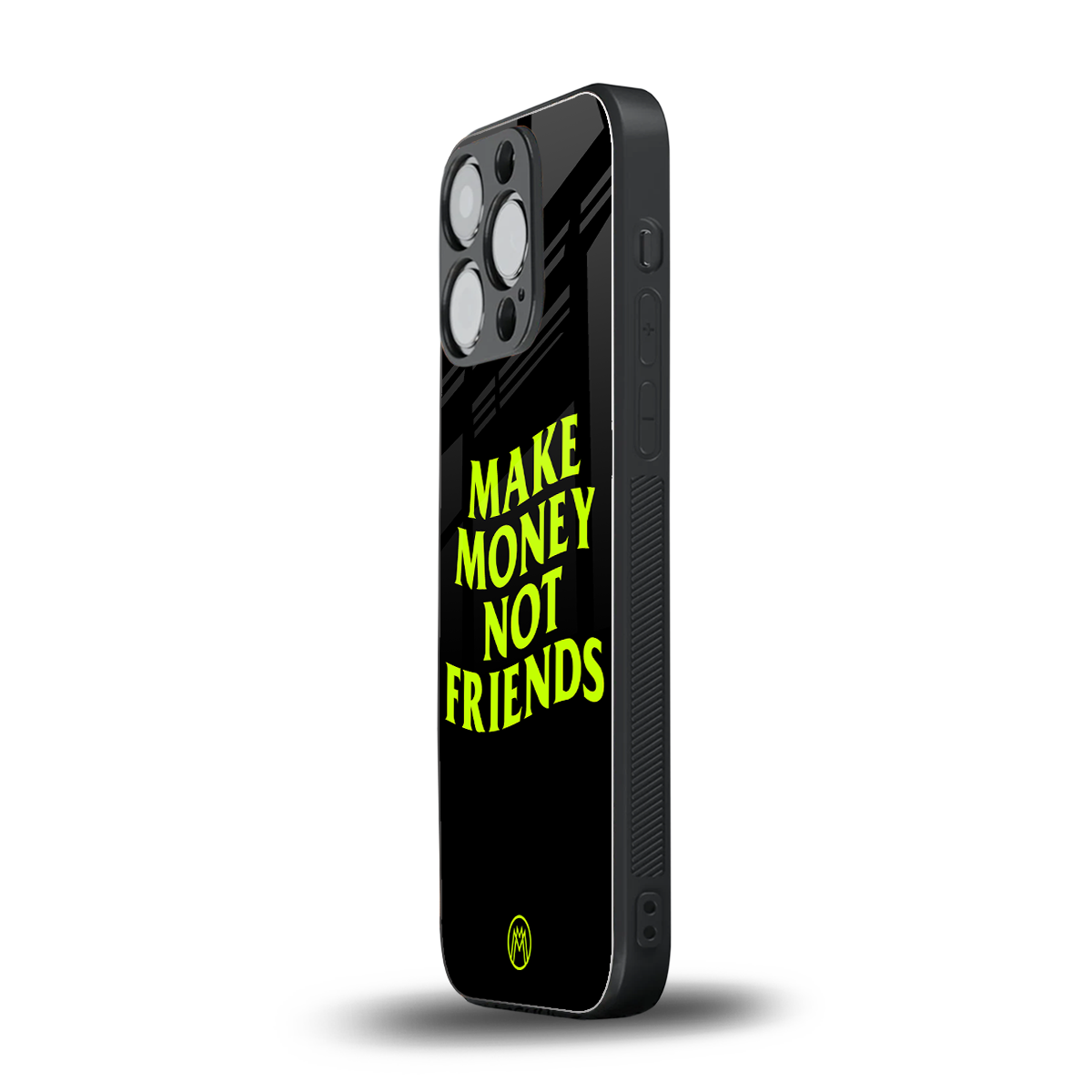 make money not friends back phone cover | glass case for iphone 14 pro