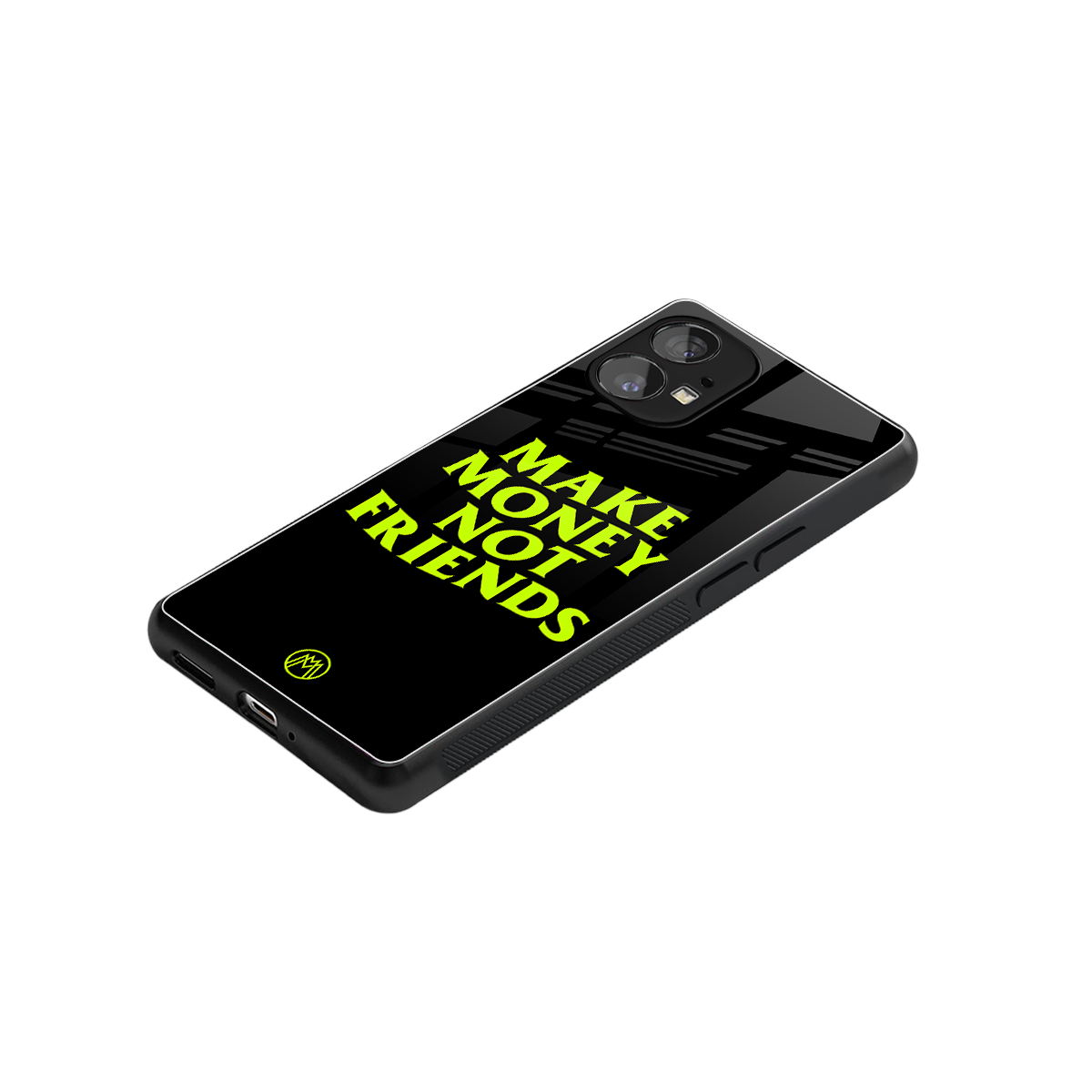 make money not friends back phone cover | glass case for nothing phone 1