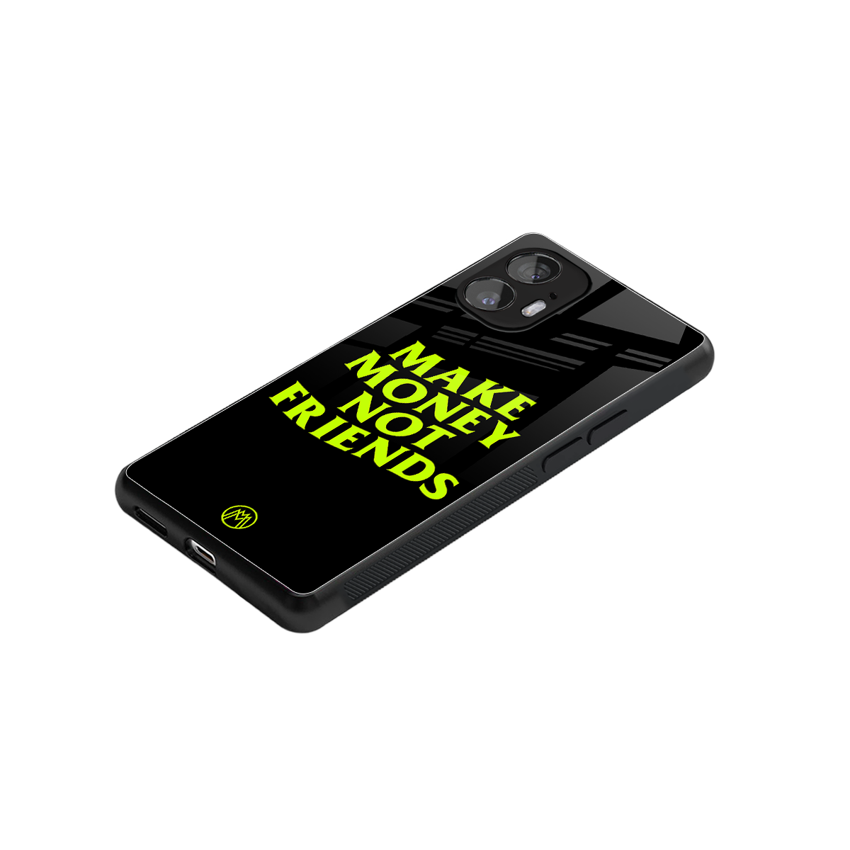 make money not friends back phone cover | glass case for nothing phone 2